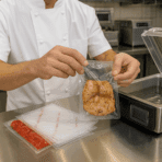 kochbeutel siegelrand in szene